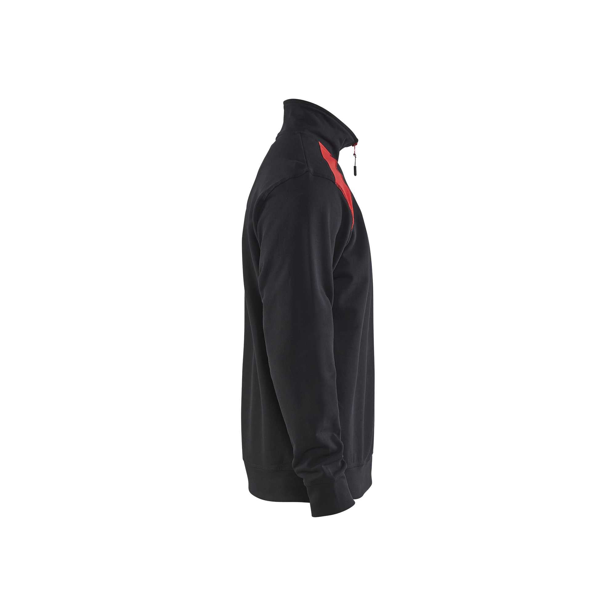 BLAKLADER 33531158 Half Zip 2 Tone Sweatshirt Work Sweatshirt MEN - 100% Cotton